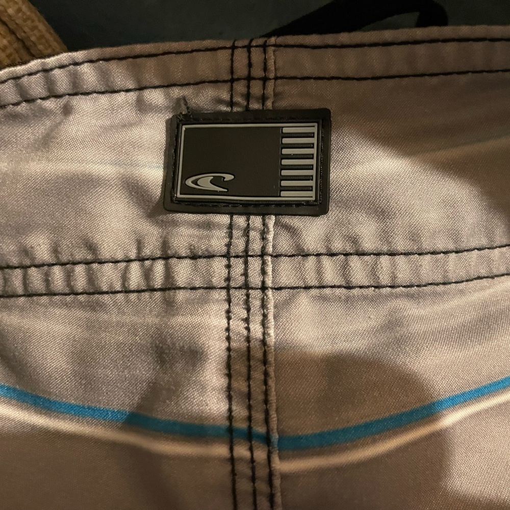 O’Neill Blue striped board shorts from Tillys